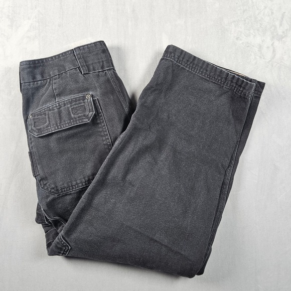 Duluth Trading Fire Hose Cargo Work Pants Mens 33x30 (Fits 32x29) Relaxed Fit - Picture 12 of 13